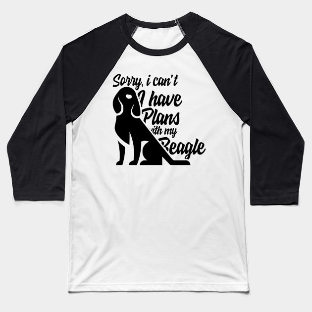 Just Me And My Dog Baseball T-Shirt by designdaking